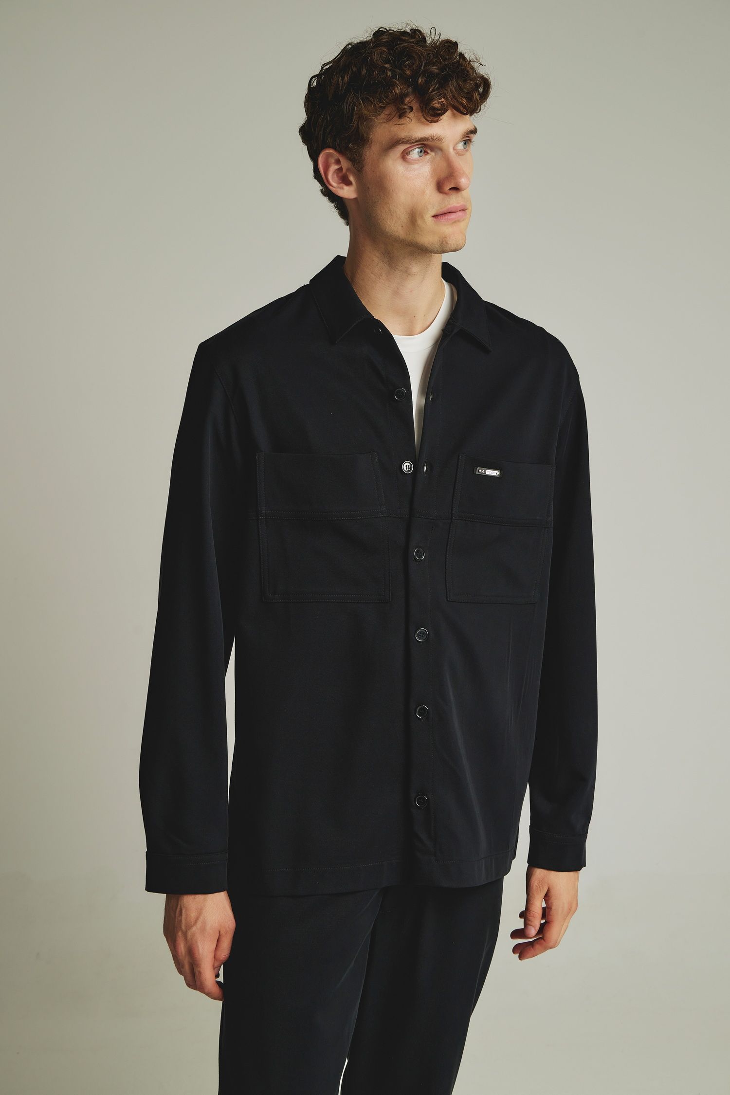 Denim Πουκάμισο με Μεγάλες Τσέπες