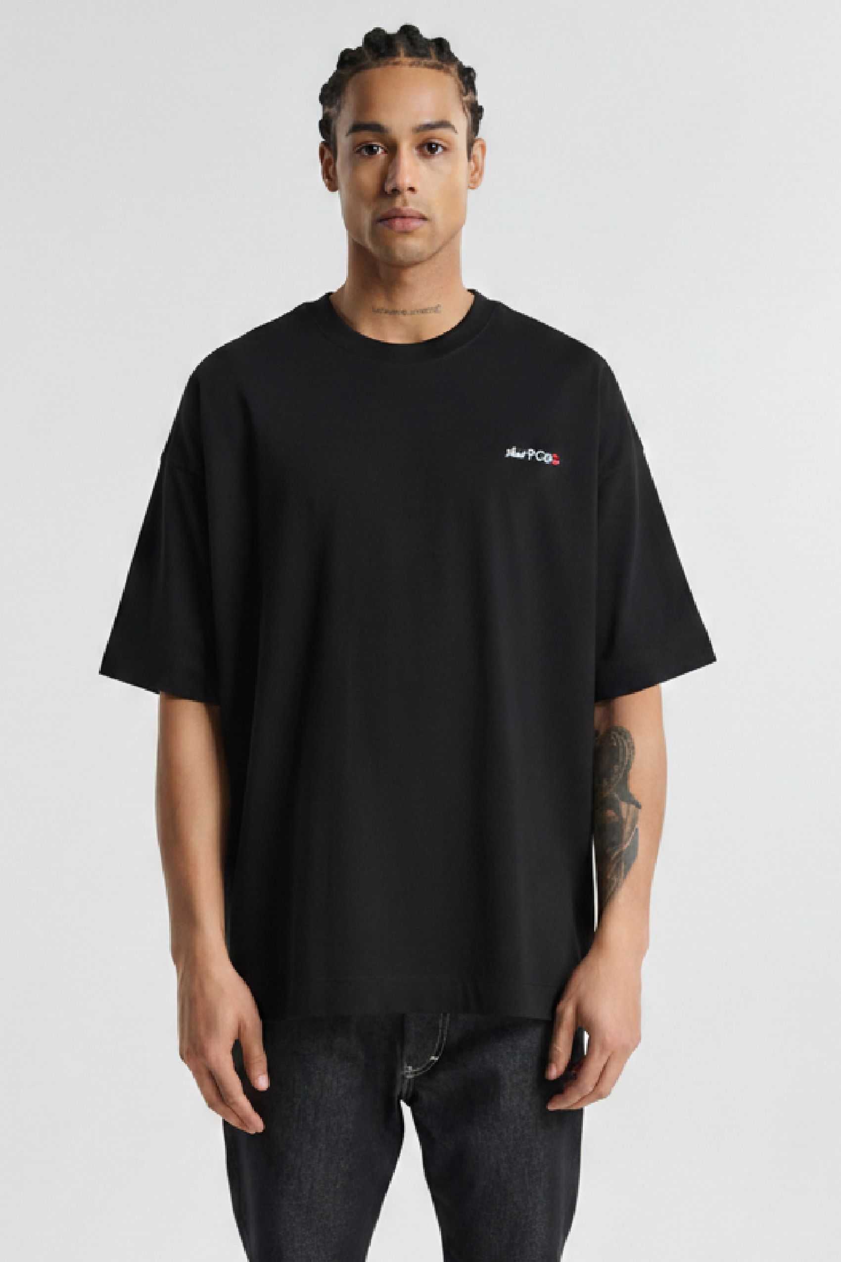 Βαμβακερό T-shirt με Ιαπωνικό Τύπωμα