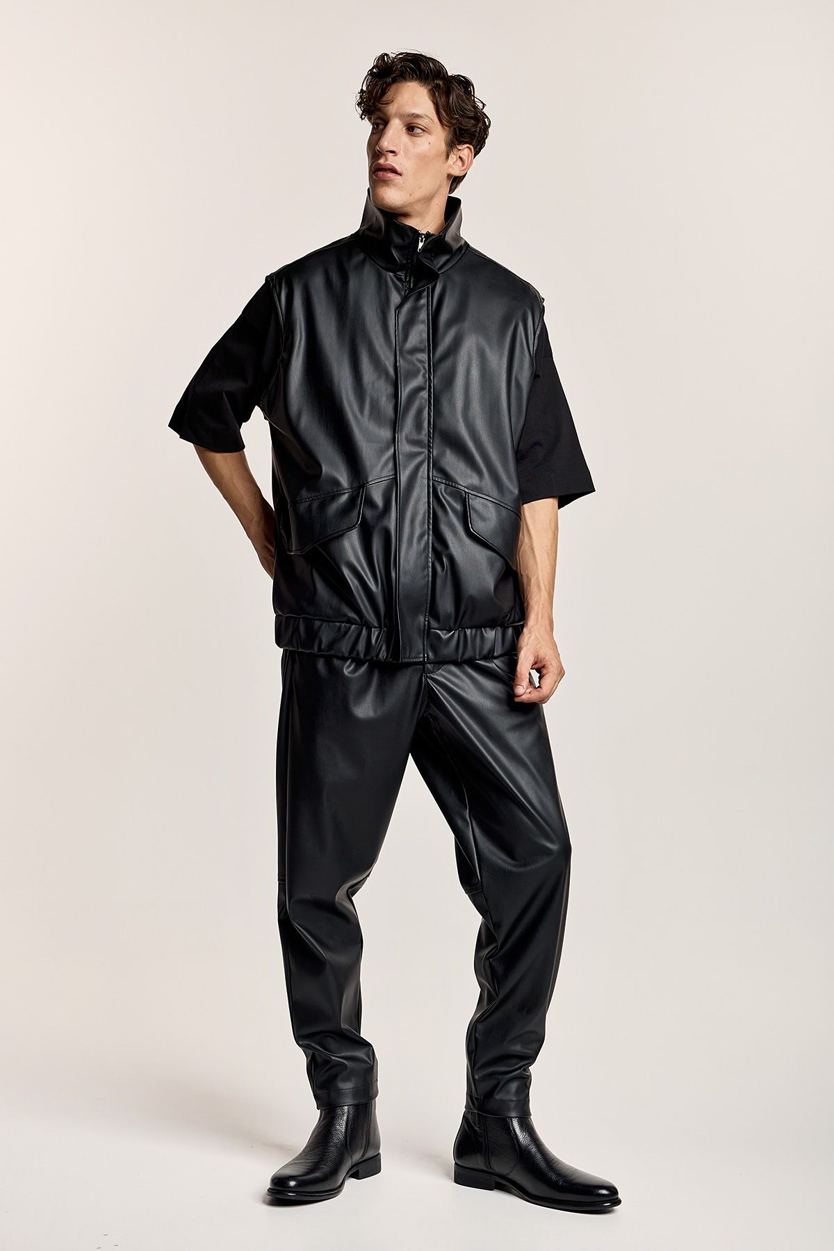 Eco Leather Αμάνικο