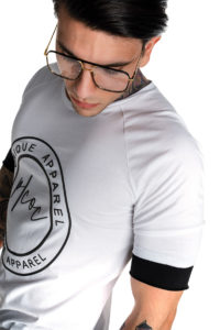 P/COC t-shirt με διπλό ύφασμα και τυπωμένο λογότυπο