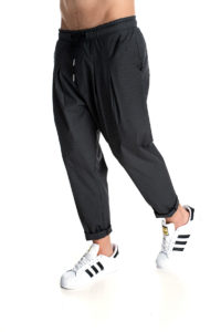 Black P/COC cool trousers with pockets