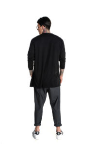 Black P/COC jacket with buttons