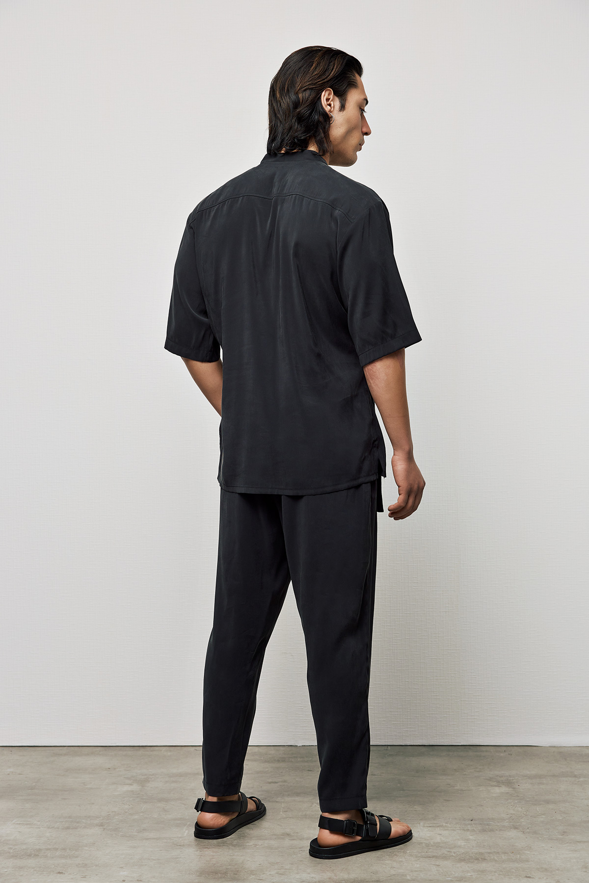 Κοντομάνικο Πουκάμισο με Δέσιμο στο Πλάι