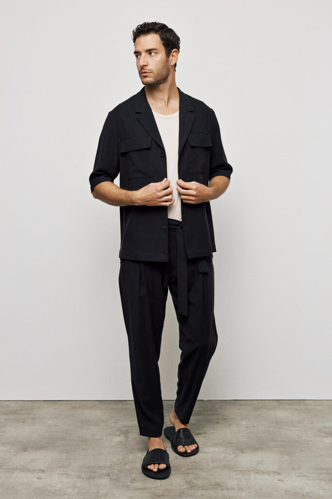 Κοντομάνικο Πουκάμισο (Overshirt) με Τσέπες