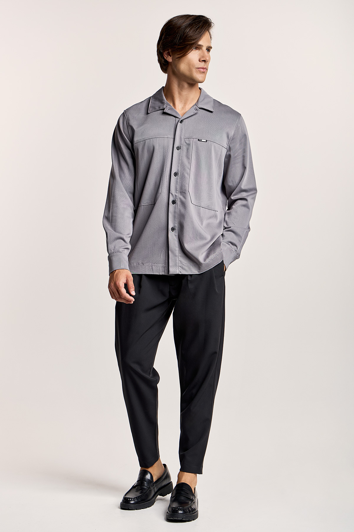 Παντελόνι με Πιέτες και Λάστιχο Πίσω