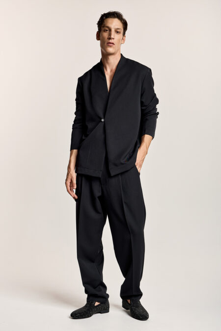 Ζακέτα-Σακάκι με Ιδιαίτερο Γιακά