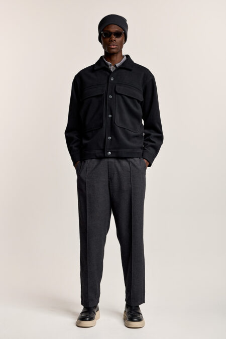 Μπουφάν-Jacket με Μεγάλες Τσέπες Εμπρός