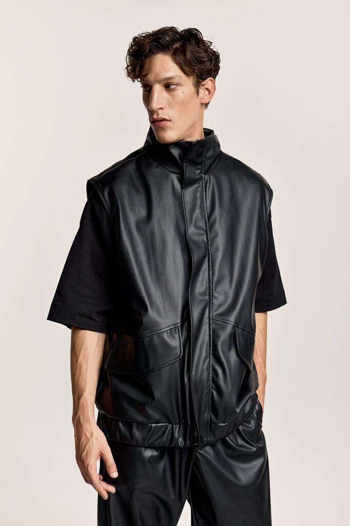 Eco Leather Αμάνικο