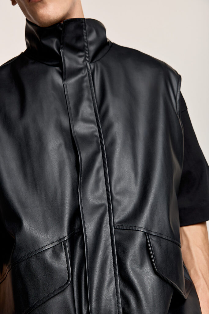 Eco Leather Αμάνικο