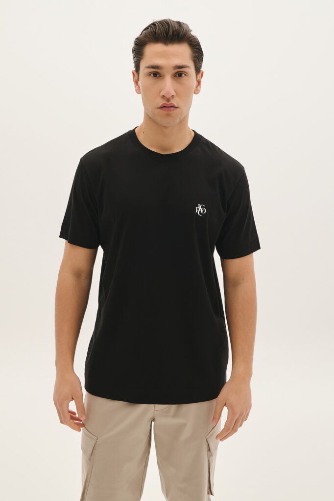 Βαμβακερό T-shirt με τύπωμα πλάτη Logo