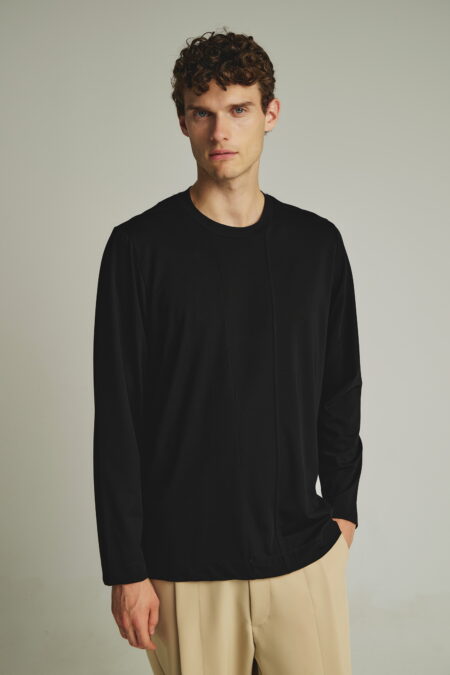 Μακρυμάνικη μπλούζα με μεταλλικό label