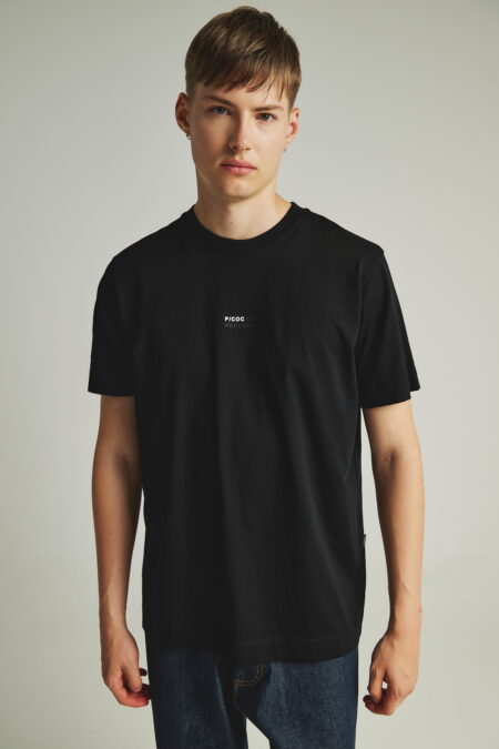 Κοντομάνικη Μπλούζα Με Τύπωμα “P/COC” στο Στήθος