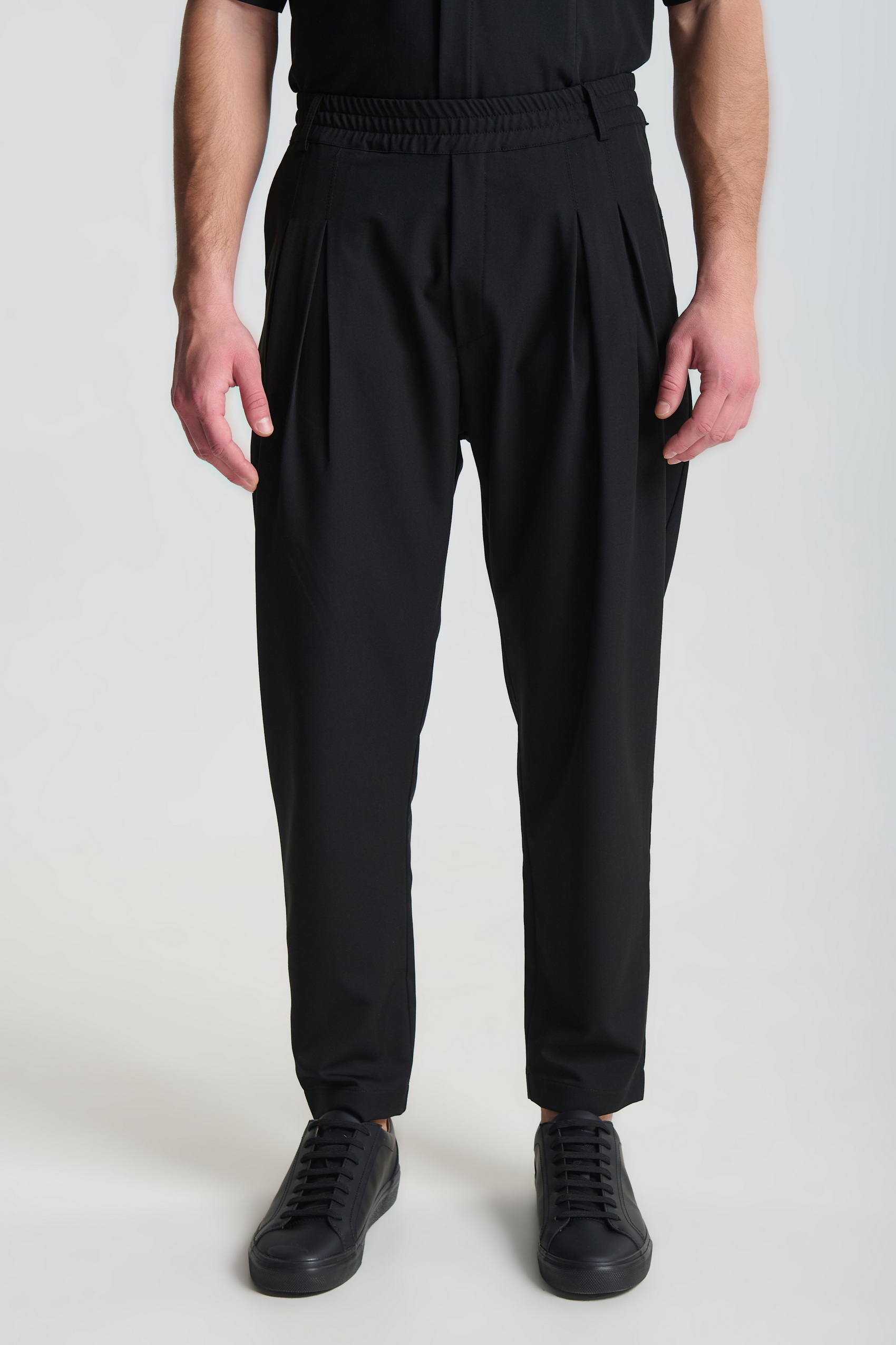 Παντελόνι με Πιέτες & Ελαστική Μέση