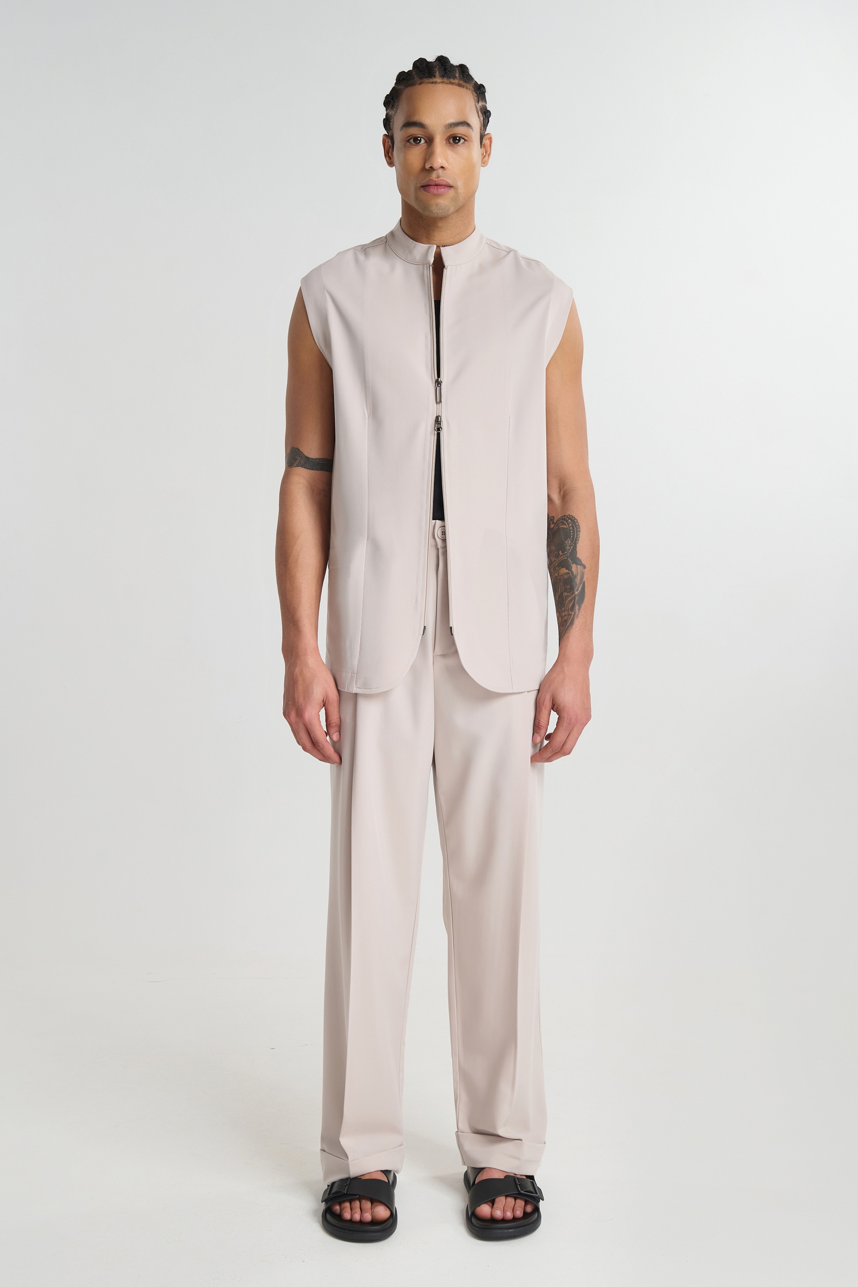 Αμάνικο Γιλέκο με Φερμουάρ