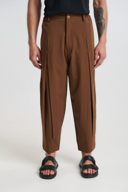 Παντελόνι με Έντονες Πιέτες Μπροστά