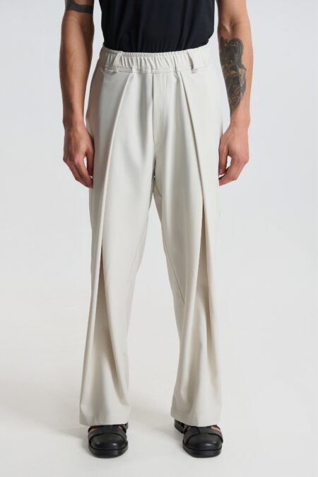 Παντελόνι με Λάστιχο και Βαθιές Πιέτες