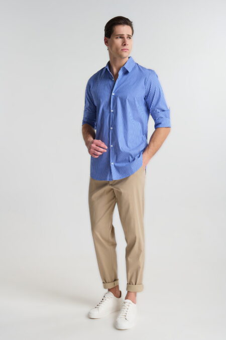 Mακρυμάνικο Ριγέ Πουκάμισο