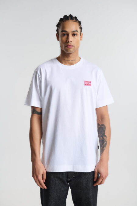 Βαμβακερό T-shirt με Κεντημένο Λογότυπο