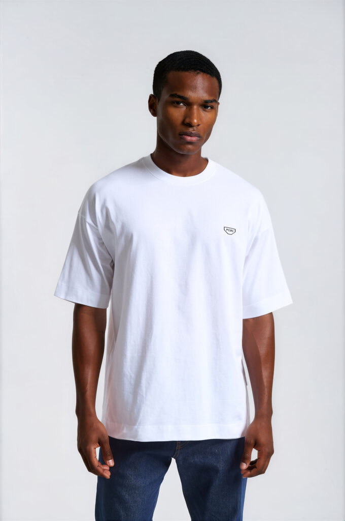 Ανδρικό Oversized T-shirt με Τύπωμα Pcoc Club