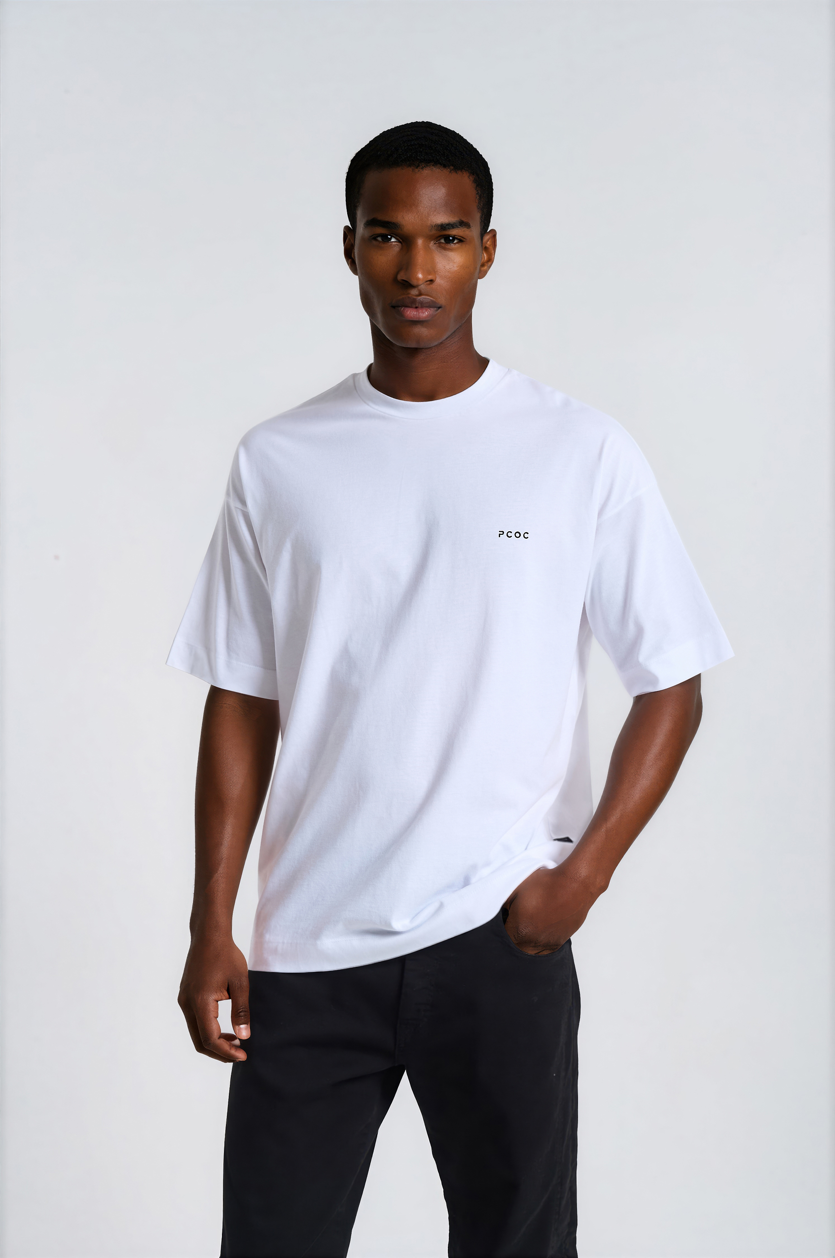 Ανδρικό Oversized T-shirt με Τύπωμα System Error