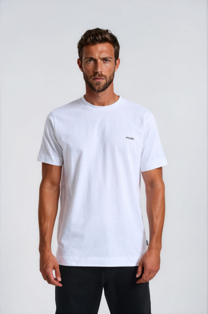 Ανδρικό T-shirt με Pixel Τύπωμα στην Πλάτη