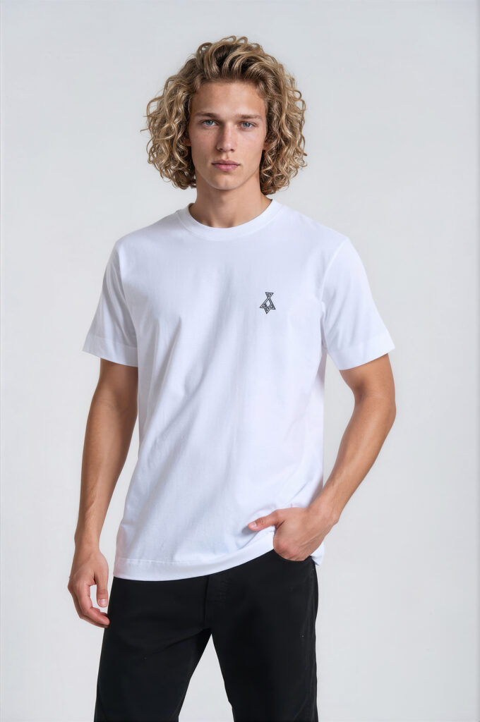 Ανδρικό T-shirt με Vintage Τύπωμα Pcoc Project Mansion