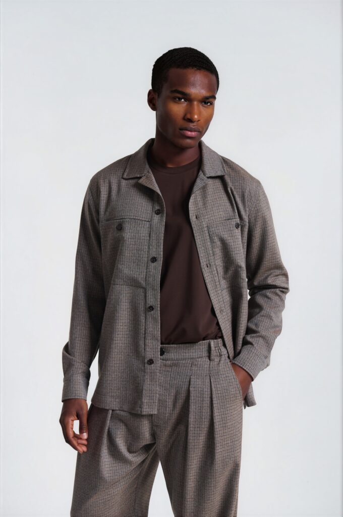 Ανδρικό Καρό Overshirt